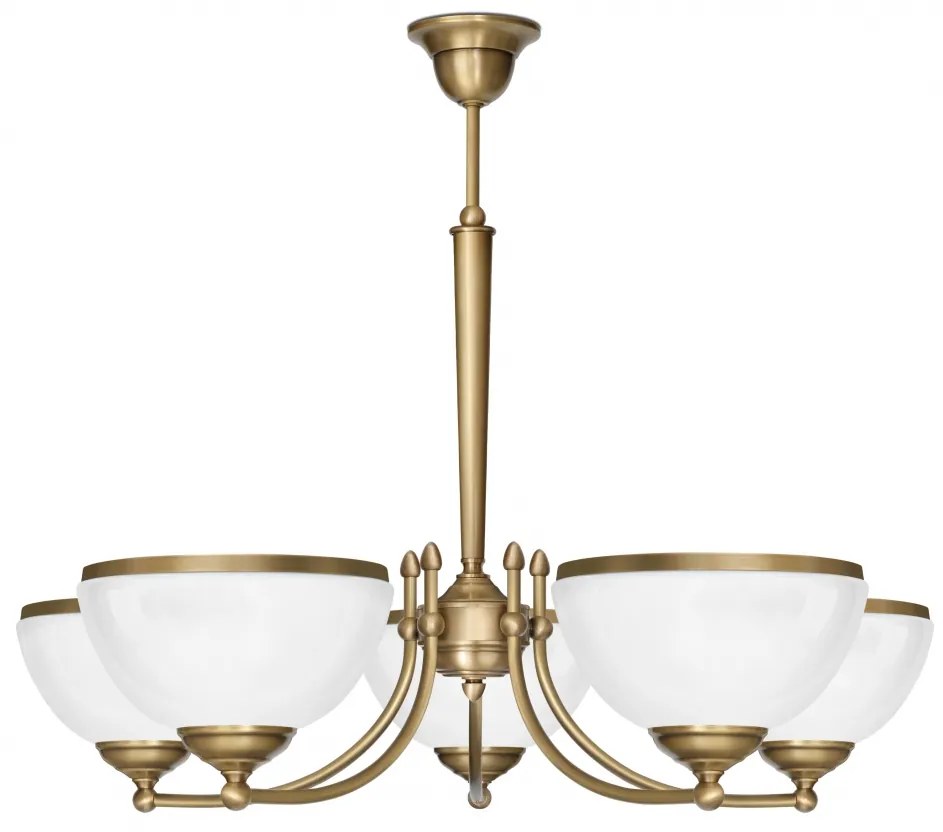 Żyrandol mosiężny pięcioramienny YR-S5A