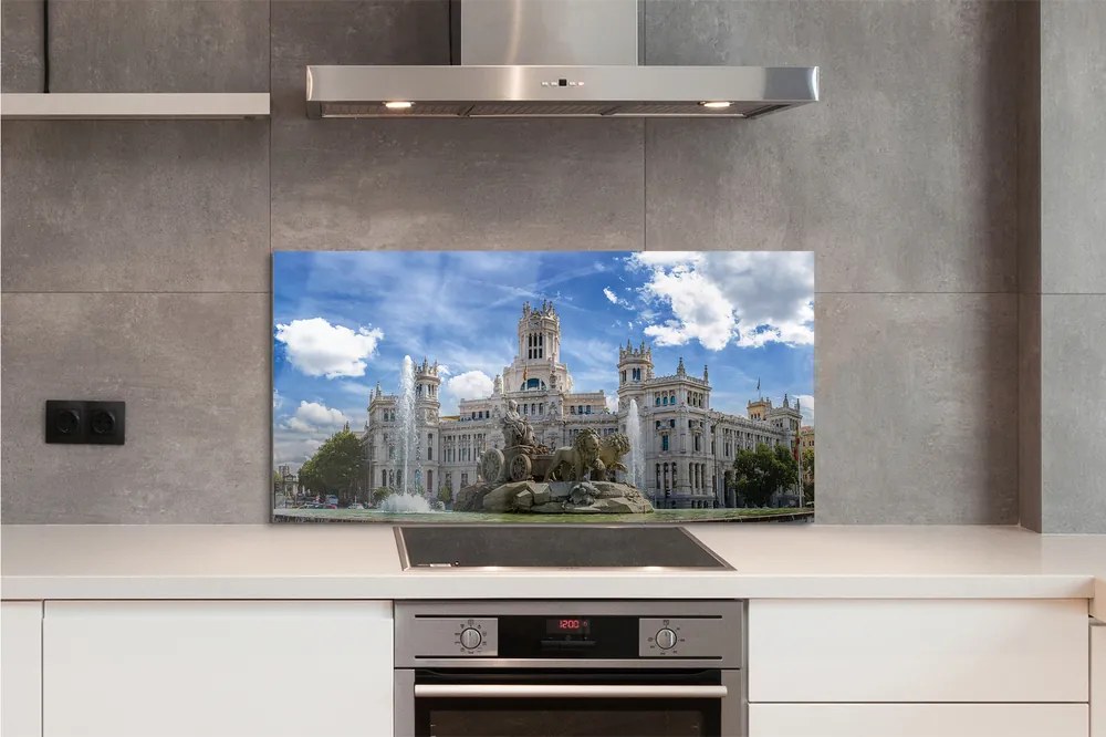 Panel Szklany Królewska Fontanna w Madrycie