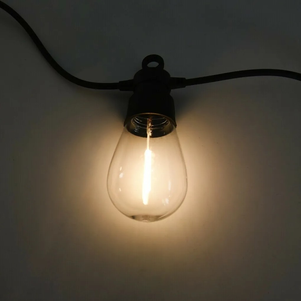Rabalux 77165 zewnętrzny solarny łańcuch dekoracyjny LED Zirc, 3,6 W, 2700 K, 35 lm, IP44
