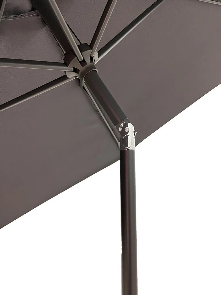 Doppler CITY parasol ogrodowy 300 cm antracyt