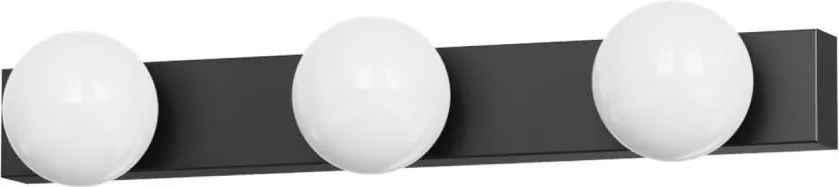 Brilagi - Oświetlenie LED do lustra łazienkowego HOLLYWOOD 3xLED/3W/230V IP44 czarne