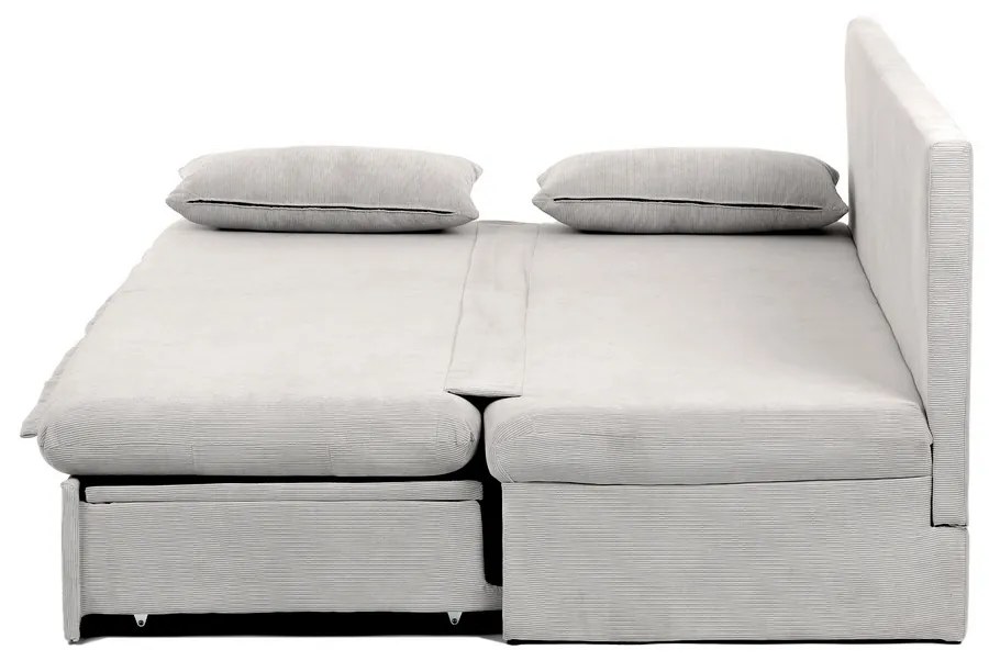 Rozkładana sofa trzyosobowa ASB-4740 BGE2,manżestrowa, beżowa