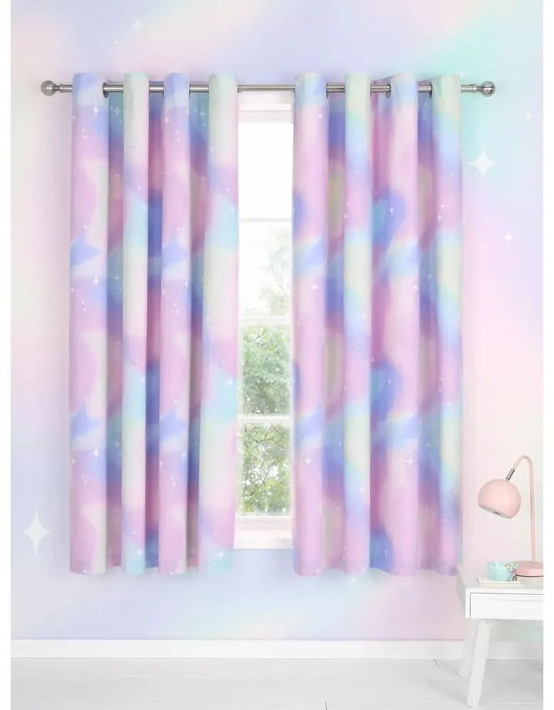 Zasłona dziecięca 2 szt. 168x183 cm Ombre Stars – Catherine Lansfield
