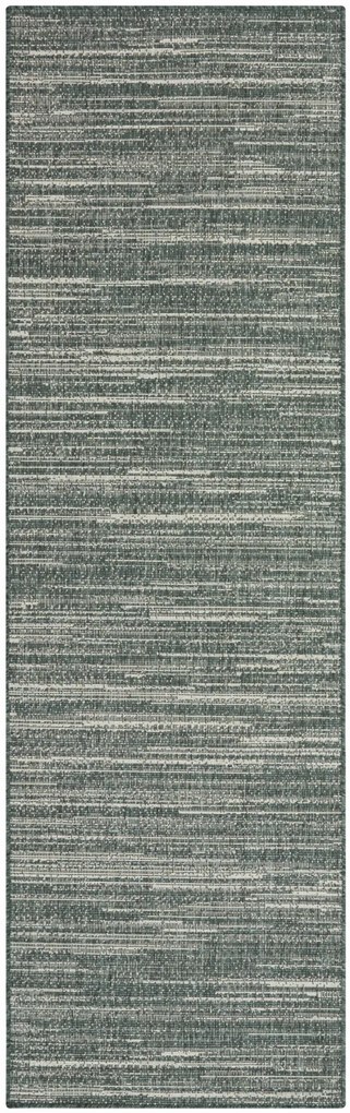 Dywan dwustronny zewnętrzny Gemini chodnik zielono-kremowy 80 cm x 350 cm