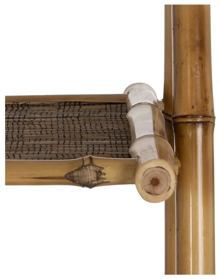 Bambusowy regał w naturalnym kolorze 48x152x50 cm Manali – Ixia