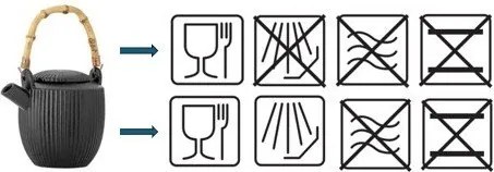 Czarny kamionkowy dzbanek do herbaty 850 ml Neri – Bloomingville