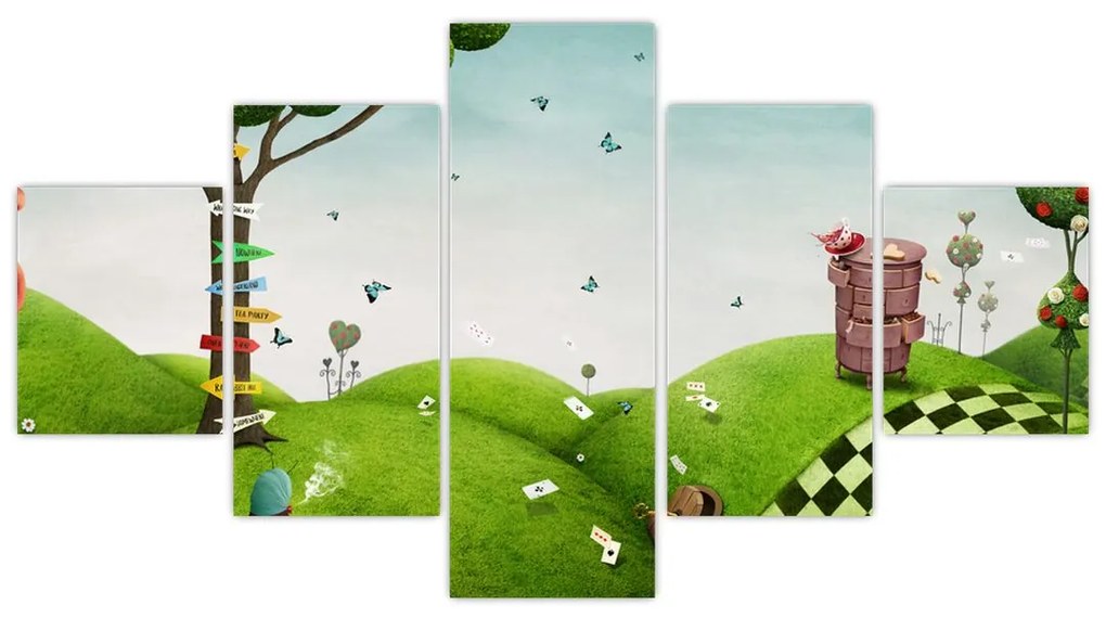 Obraz wspaniałego krajobrazu (125x70 cm)