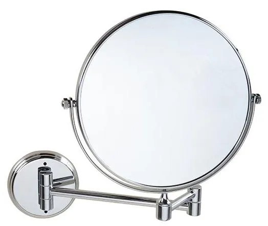 Lustro kosmetyczne 23x30 cm srebrne