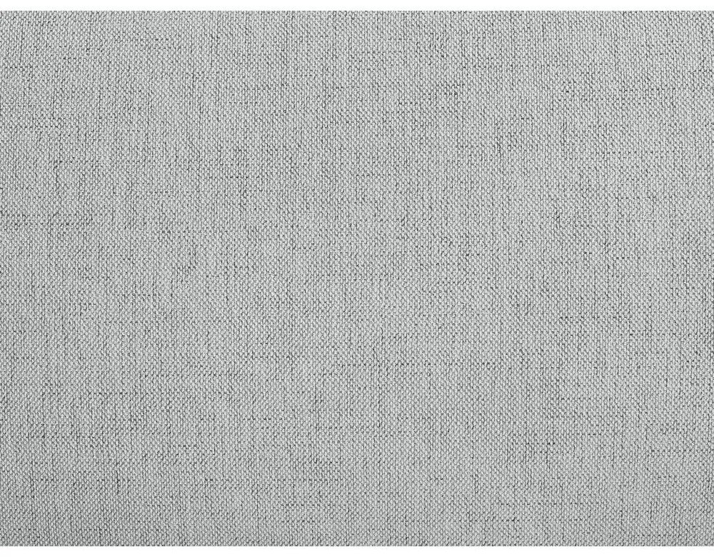 Jasnoszare tapicerowane łóżko dwuosobowe bez zagłówka ze schowkiem i stelażem 180x200 cm Inera – Bobochic Paris