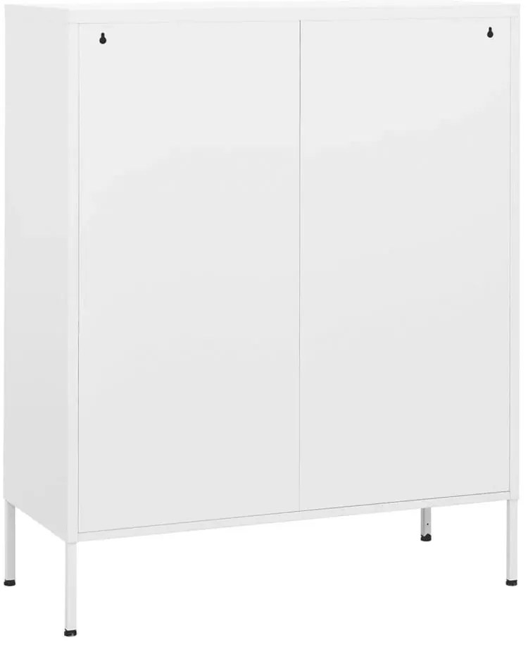 Biała stalowa szafka na nóżkach E3-C23