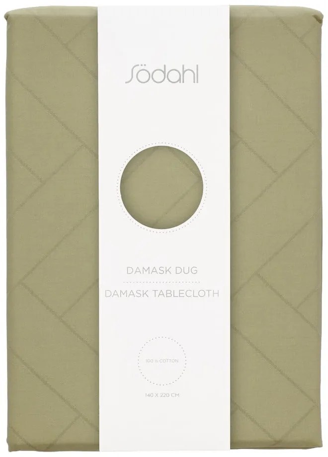 Adamaszkowy obrus 140x320 cm Tiles Damask – Södahl