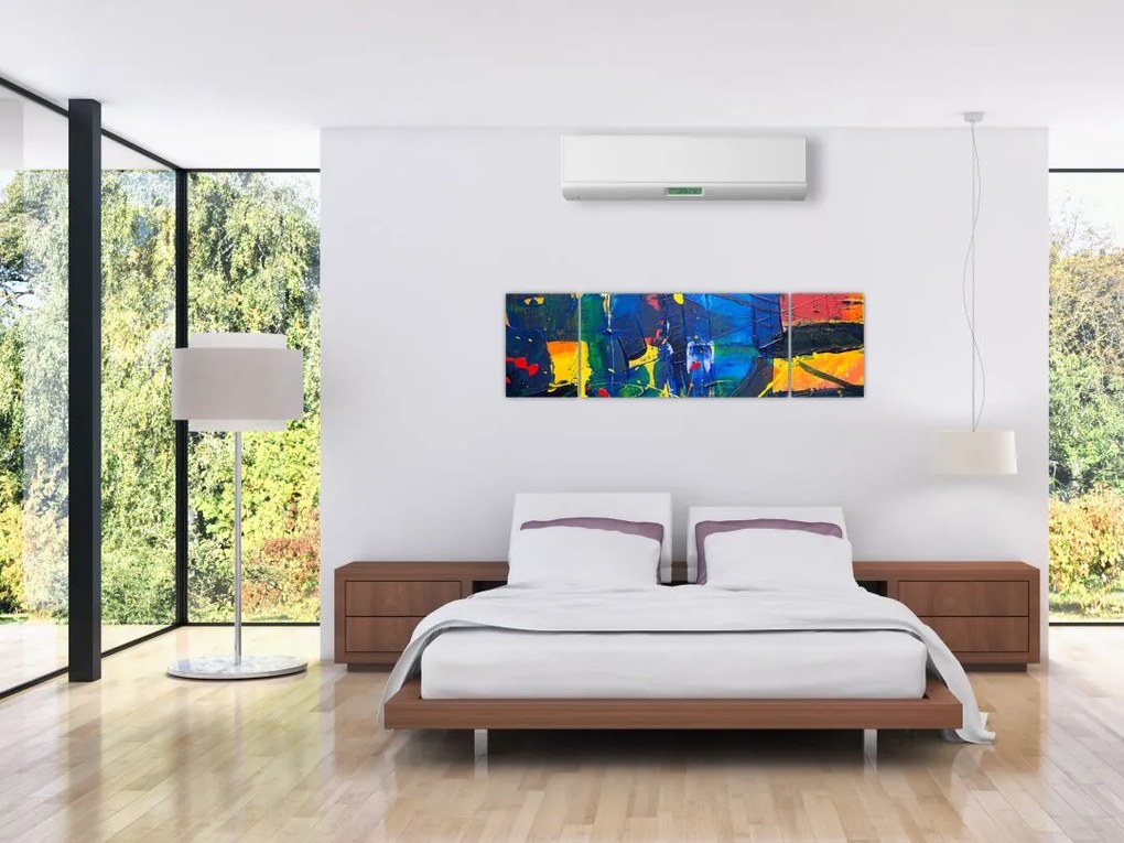 Obraz - Abstrakcja (170x50 cm)