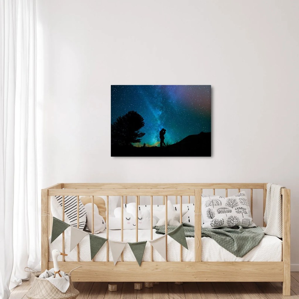 Obraz - Spotkanie pod gwiazdami (70x50 cm)