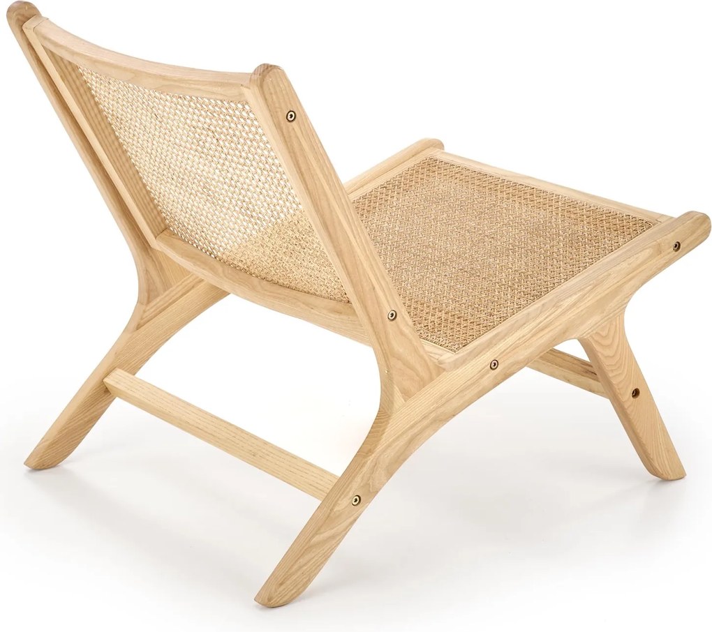 Fotel retro Foden 2 z plecionką wiedeńską