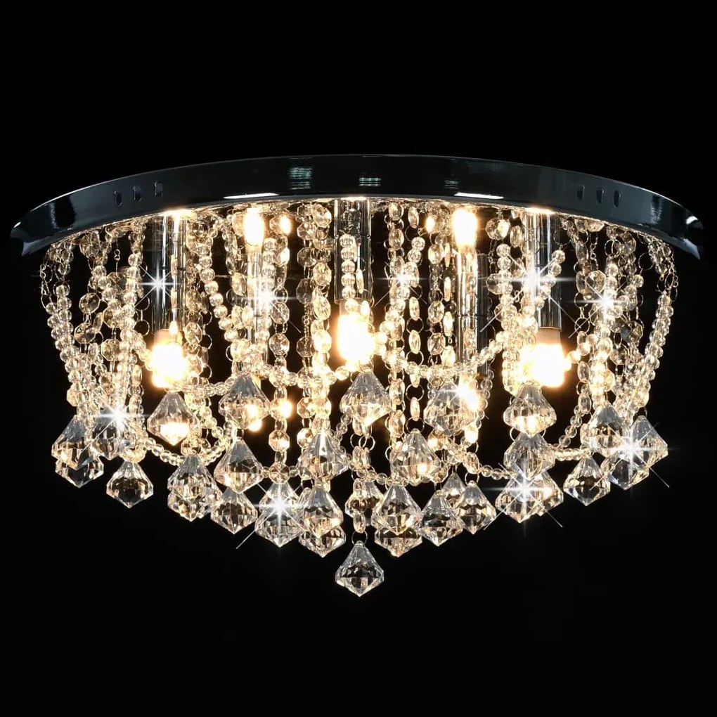 Okrągła lampa sufitowa w stylu glamour - 8X EX811 A5-T01