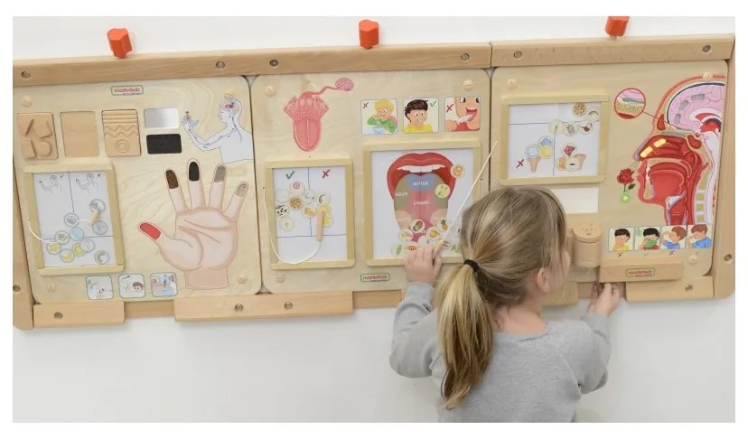 Masterkidz tablica edukacyjna zmysł węchu montessori