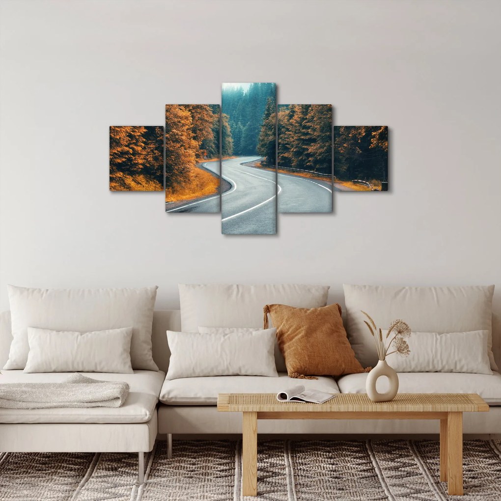 Obraz - Kręta droga (125x70 cm)