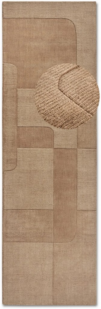 Dywan wełniany Villeroy &amp; Boch Charlotte beżowy 80 cm x 250 cm
