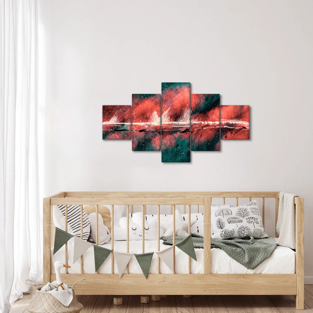 Obraz - Wybuch nafty (125x70 cm)