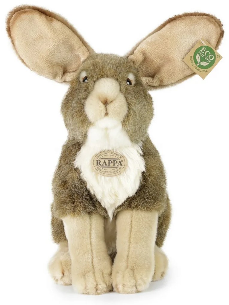 Rappa Pluszowy królik, 30 cm EKO-PRZYJAZNY