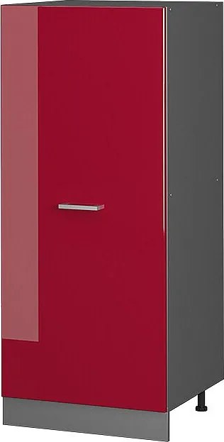 Wysoka szafa czerwony połysk 60x57x143 r-line