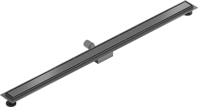 Mexen Flat M13 odpływ liniowy 2w1 140 cm, gun gray szczotkowany - 1E10140