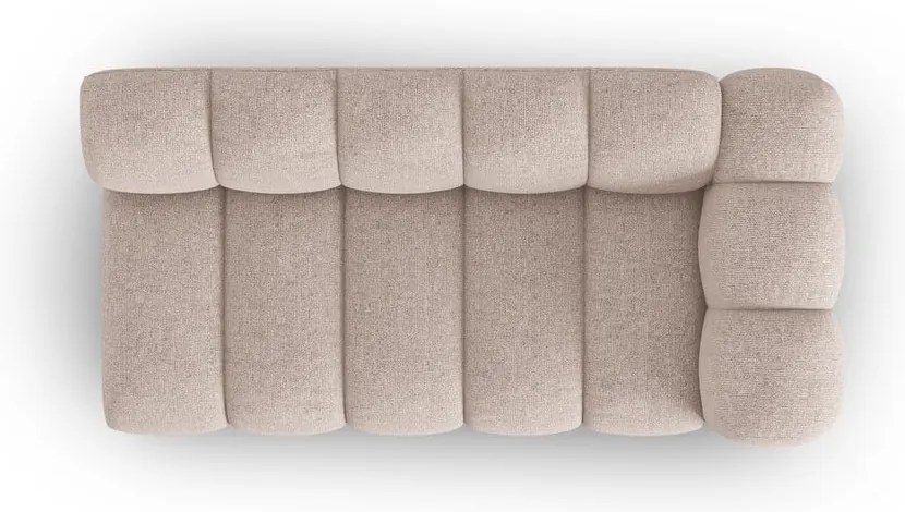 Beżowy moduł sofy (prawostronny) Lupine – Micadoni Home