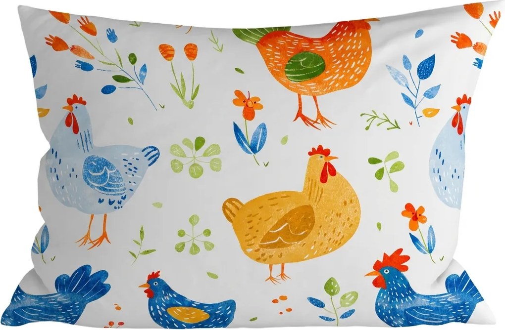 Poszewka na poduszkę z mikrofibry HENRIETTA 70x90 cm, kolorowa