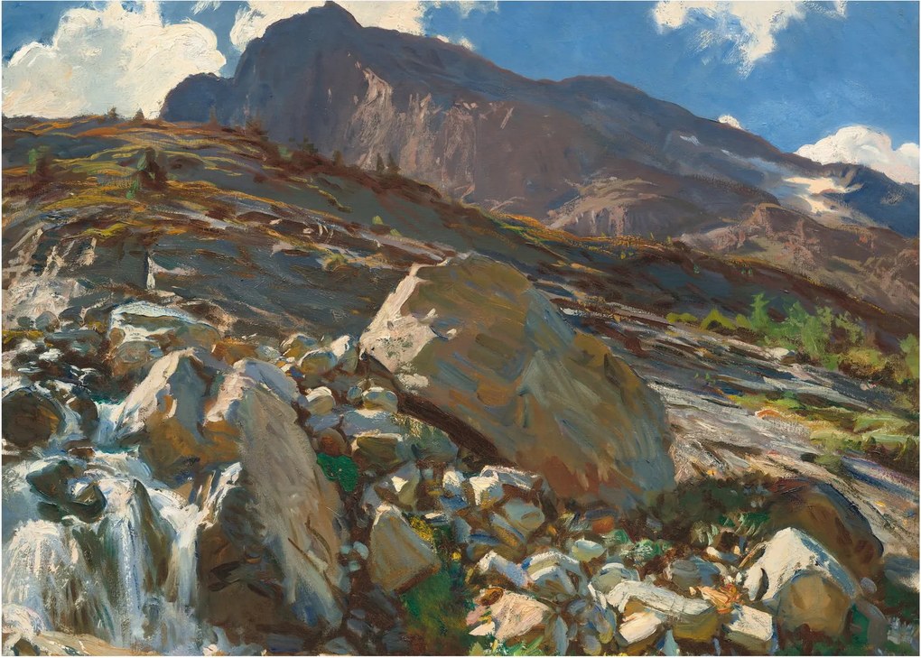 Obraz na szkle - John Singer Sargent, Simplon Pass, reprodukcje (70x50 cm)