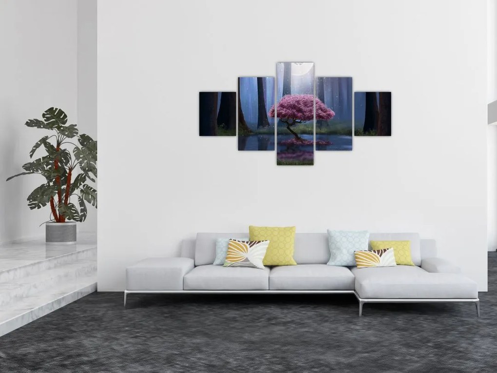 Obraz - Magiczna noc (125x70 cm)