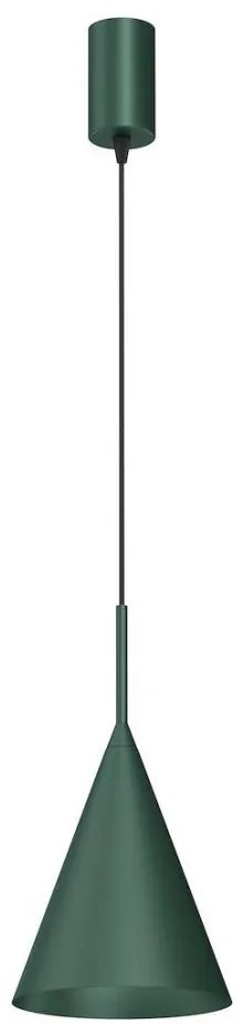 Lampa wisząca na lince CAPITAL 1xGX53/15W/230V, śr. 17 cm, zielona