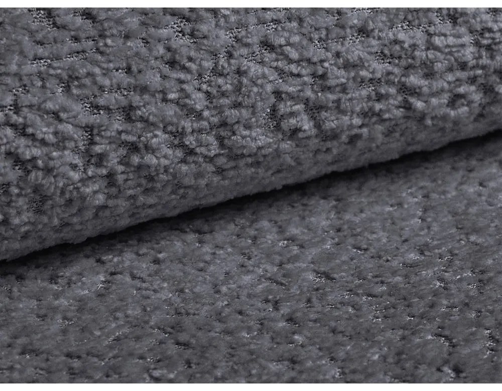 Ciemnoszara rozkładana sofa z materiału bouclé 206 cm Kemi – Cosmopolitan Design