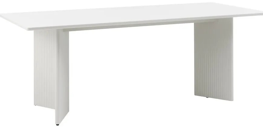 Jasnoszary stół 90x200 cm Palma – Unique Furniture
