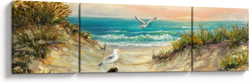 Obraz - Piaszczysta plaża (170x50 cm)
