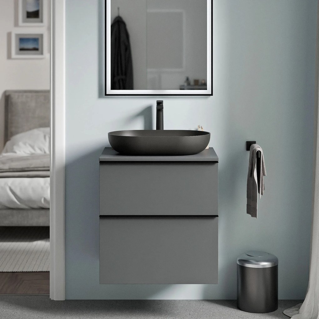 Meble łazienkowe szafka pod umywalkę nablatową LAVOA 60 cm