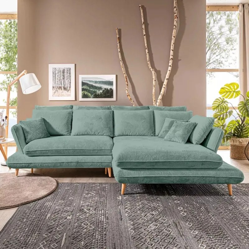 Narożnik MONTE z funkcją spania pojemnikiem i poduszkami