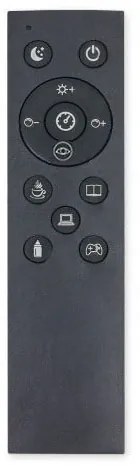 Lampa LED na biurko FILO, zacisk, USB, pilot zdalnego sterowania