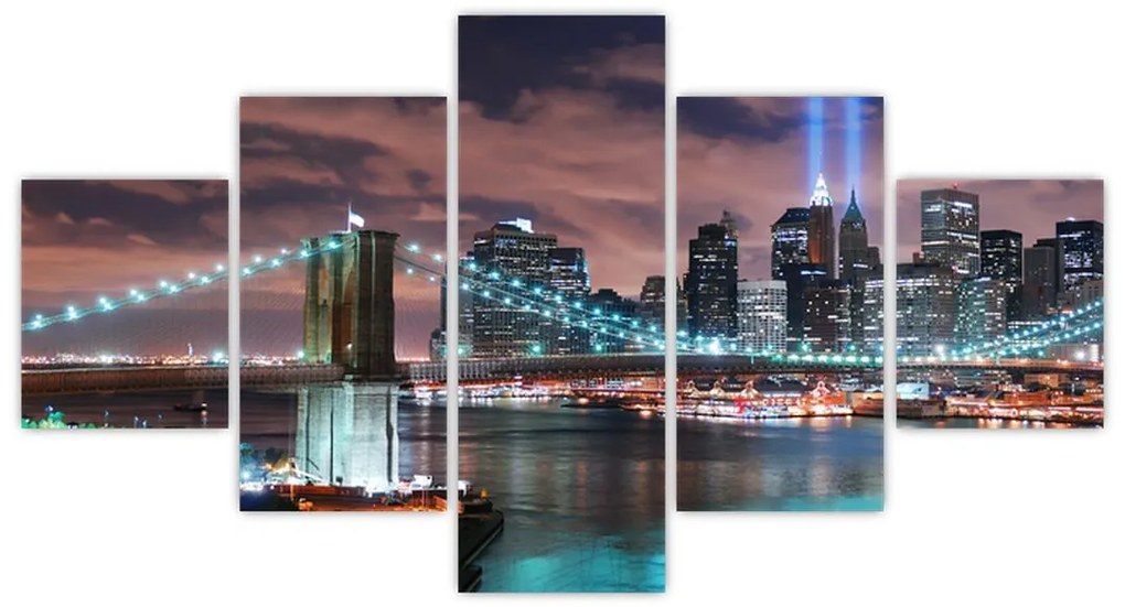 Obraz - Nowy Jork, Manhattan (125x70 cm)