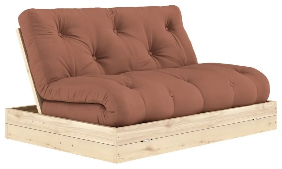 Ceglasta/w kolorze terakoty rozkładana sofa 145 cm Flip – Karup Design