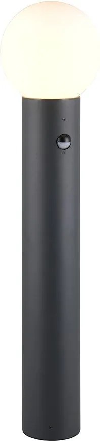 Lampa zewnętrzna typu słupek z czujnikiem ruchu ø 18 cm Mures – Trio