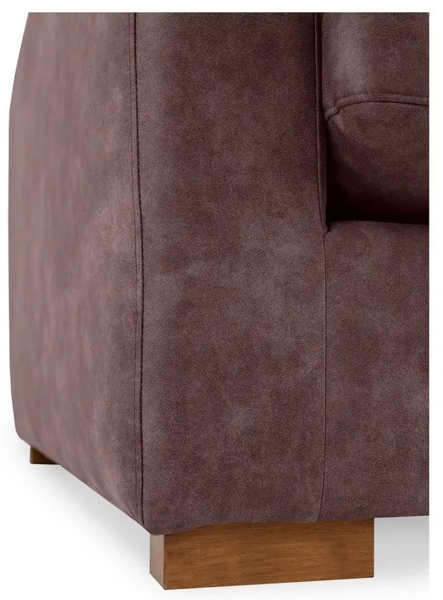 Ciemnobrązowa sofa 266 cm Comfy – Scandic