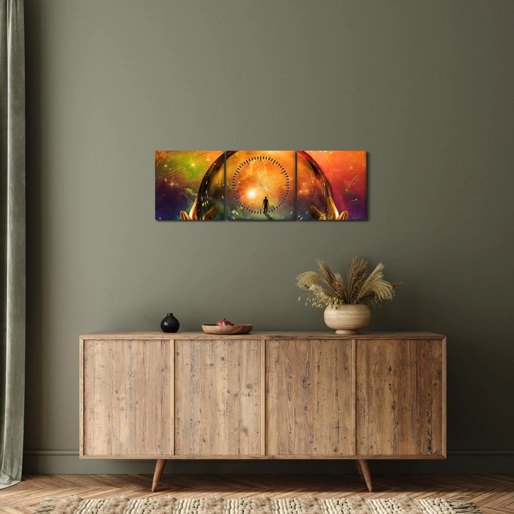 Obraz - Wróżbiarstwo (z zegarem) (90x30 cm)