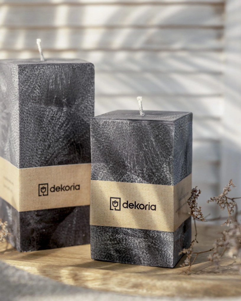 Świeca zapachowa palmowa kostka Black