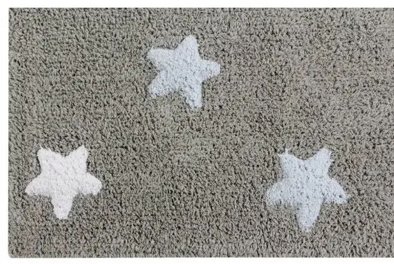 Dywan dziecięcy TRICOLOR STAR 120x160 szary/niebieski LORENA CANALS