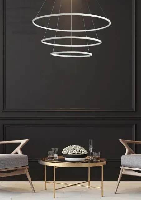 Potrójna okrągła lampa wisząca led - K436 H2-K56