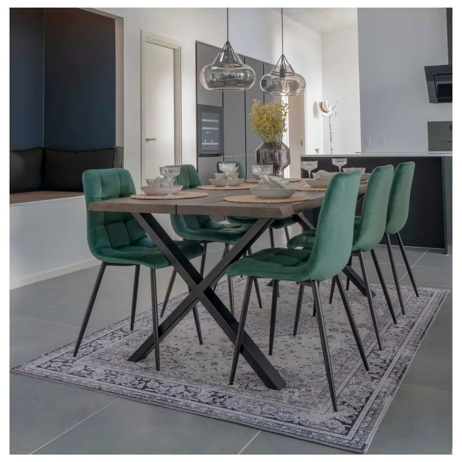 Zielone krzesła zestaw 2 Middelfart – House Nordic