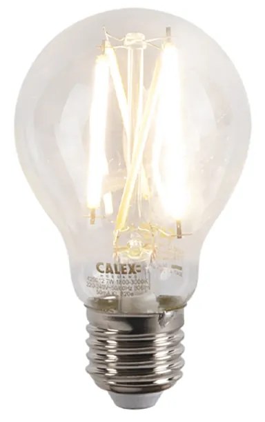 Inteligentna lampa wisząca stal z kloszem białym 35 cm z Wifi A60 - Blitz Nowoczesny Oswietlenie wewnetrzne