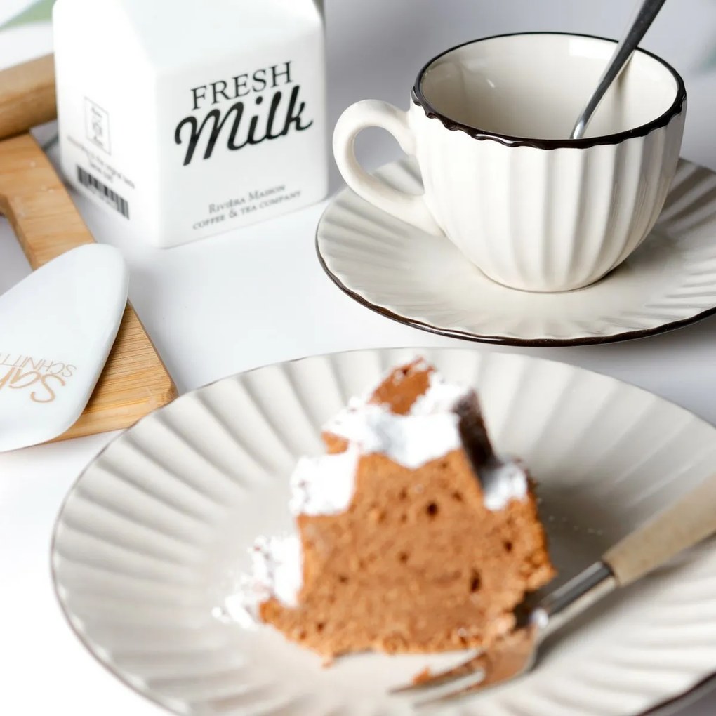 Mäser Zestaw 4 filiżanek OSITA – 200 ml, kremowy