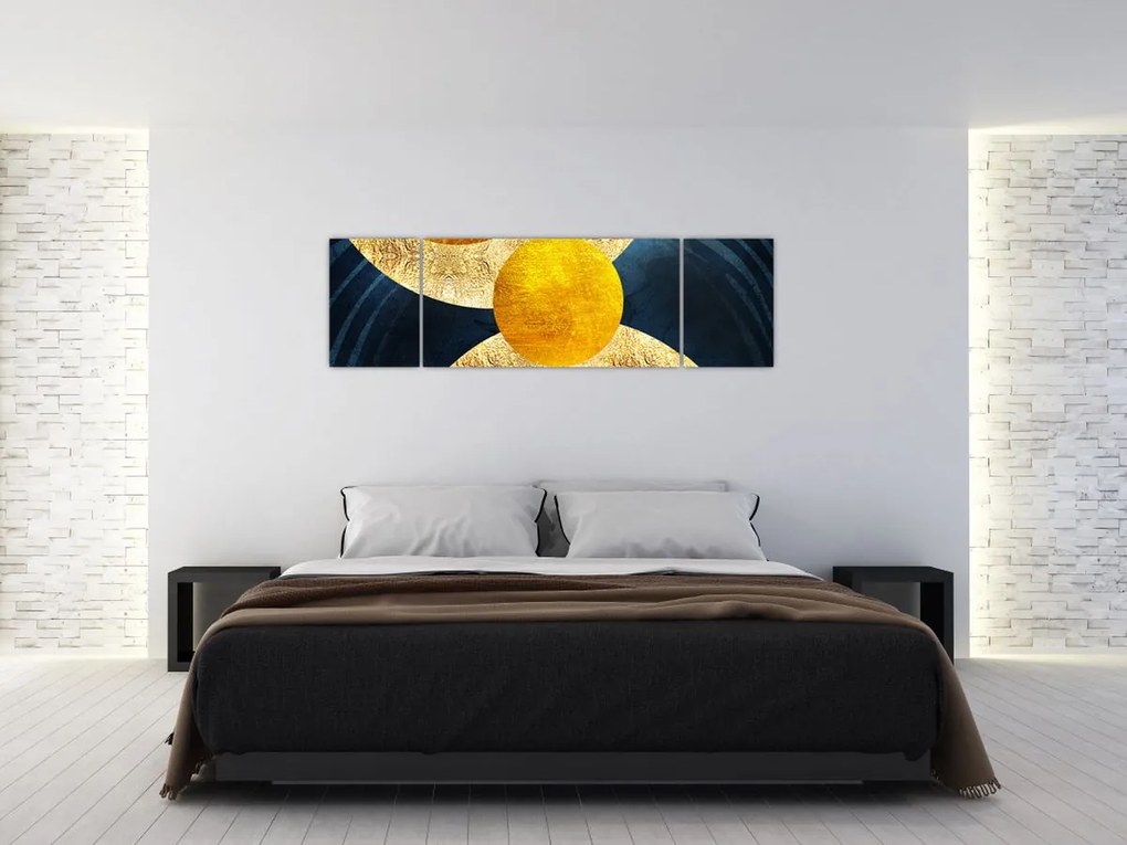 Obraz - Koła (170x50 cm)