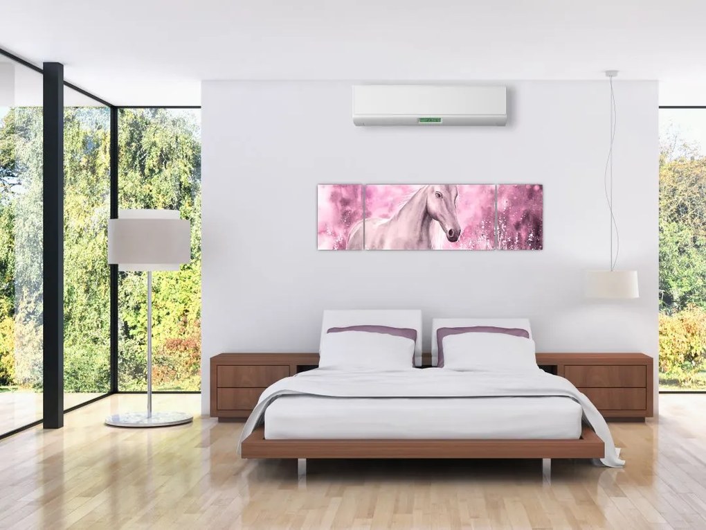 Obraz - Malowany koń (170x50 cm)